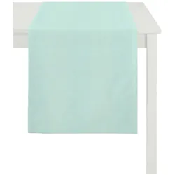 Apelt Tischläufer Basic 4362 45x135 cm | türkis - blau