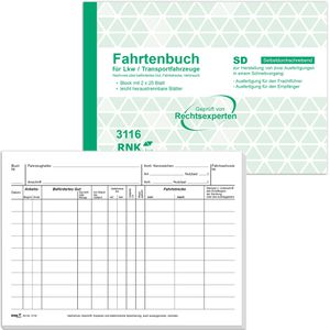 RNK 3116 Fahrtenbuch A5 quer