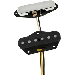 Fender Pure Vintage &apos51 Telecaster Pickup Set elementenset voor elektrische gitaar (Instrumenten Tonabnehmer), Zubehör Instrumente, Silber, Schwarz