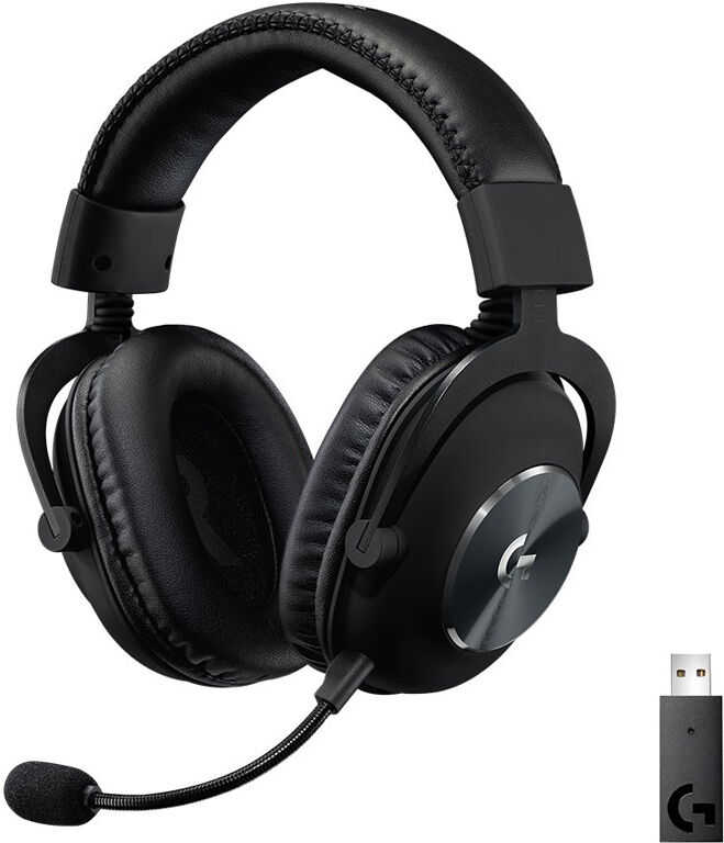 Logitech G Pro X Wireless Lightspeed Gamingheadset - Svart