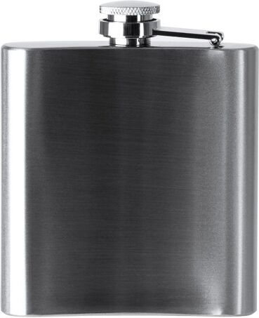 Flasque de hanche publicitaire 175 ml en acier inoxydable Walker Argent TAILLE UNIQUE ADULTE