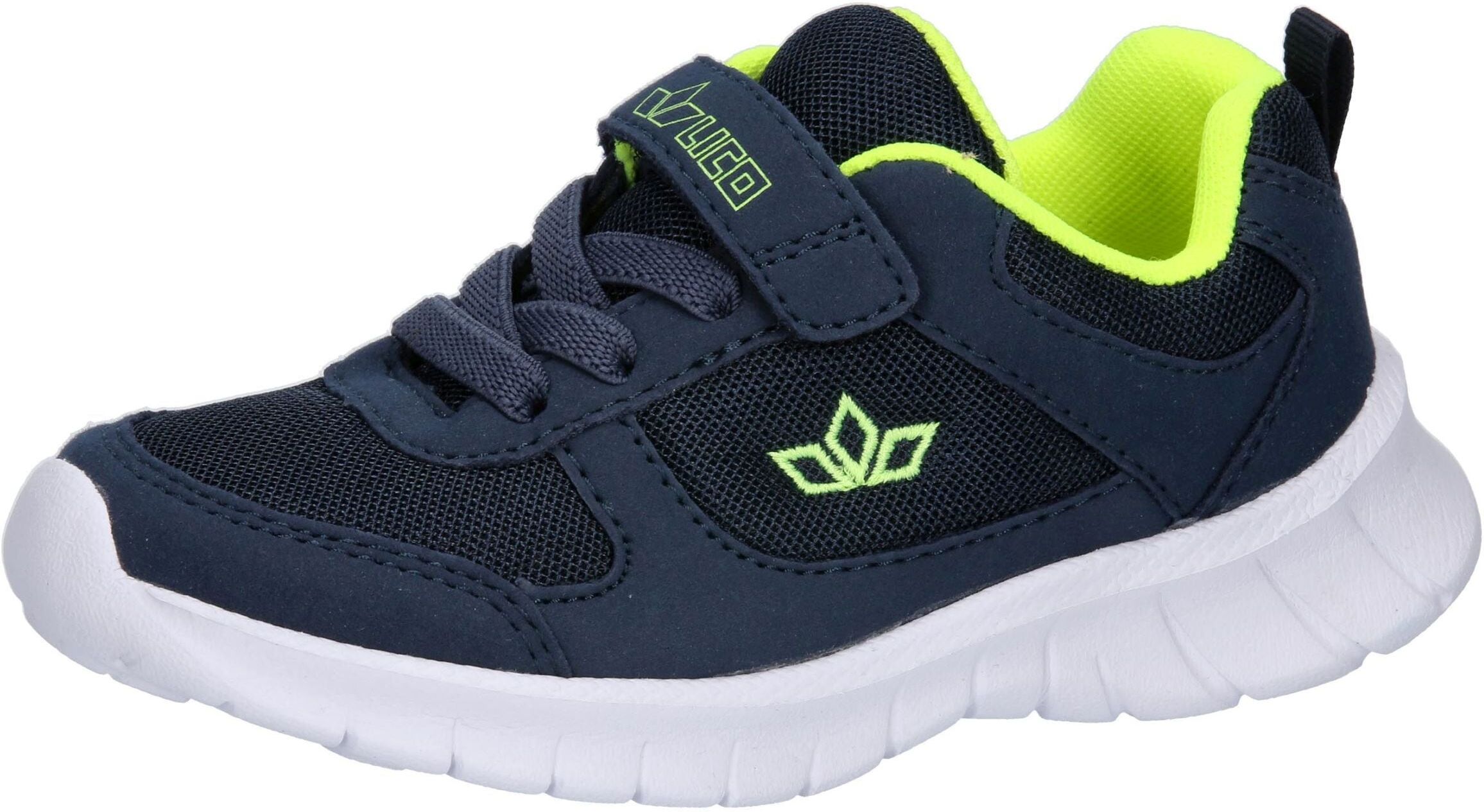Sneaker LICO "Freizeitschuh Blaine VS", Jungen, Gr. 36, Textil, blau, Synthetik, Schuhe Sneaker blau 36, Textil