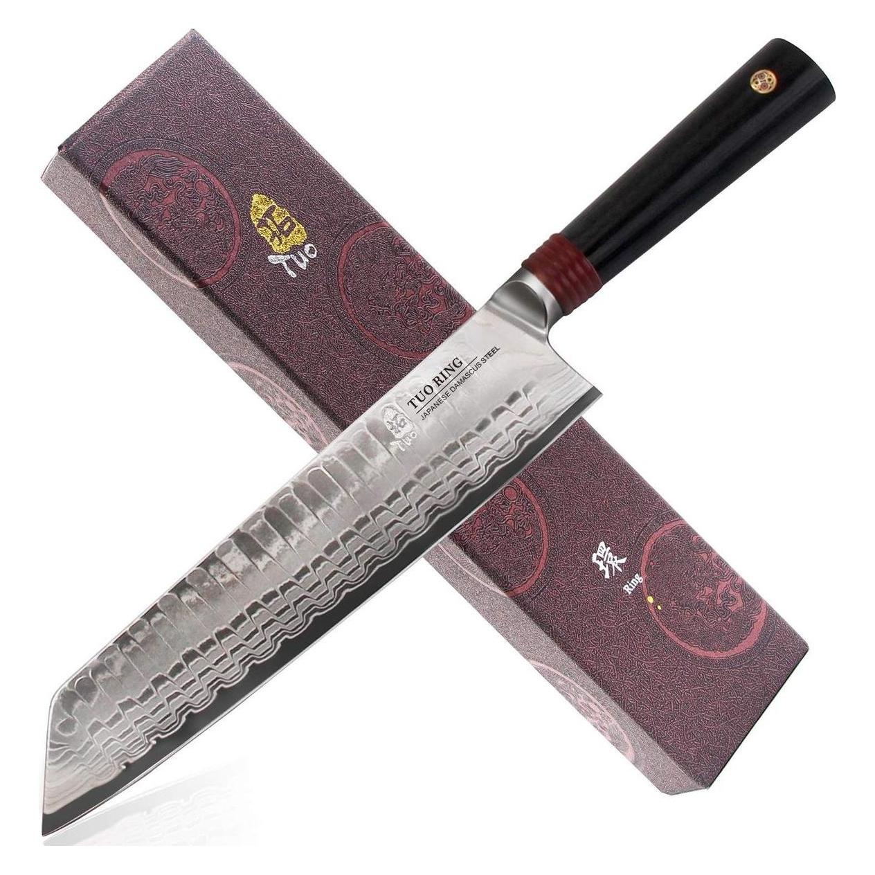Kizer T1 CD Nitro-V-Messer - Schwarze Klinge im Stonewash-Look - Norplex UltreX Micarta-Griff (Cutter) (V3490.2CA1)
