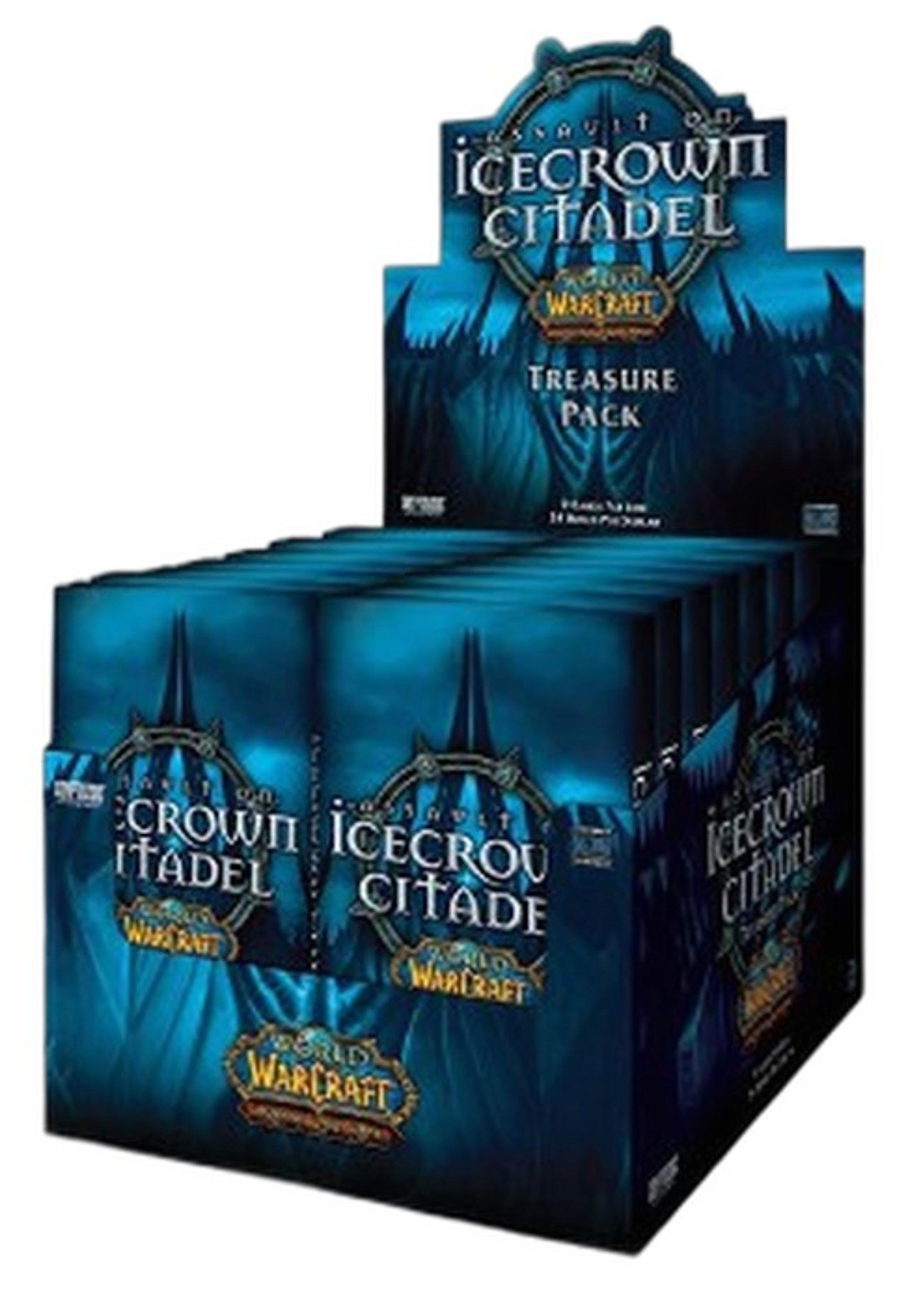World of Warcraft TCG Assault on Icecrown Citadel: Treasure Pack Display