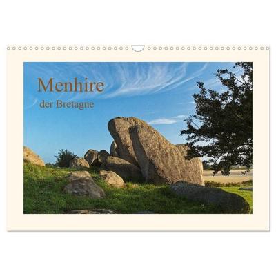 Menhire der Bretagne (Wandkalender 2027 DIN A3 quer), CALVENDO Monatskalender