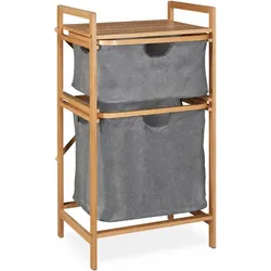 Relaxdays, Wäschekorb, Wäschekorbregal (47 l)