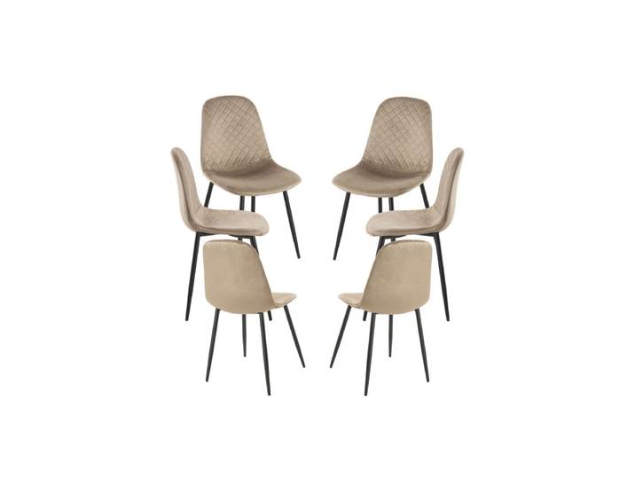 6er Set Boide Stühle - Beige