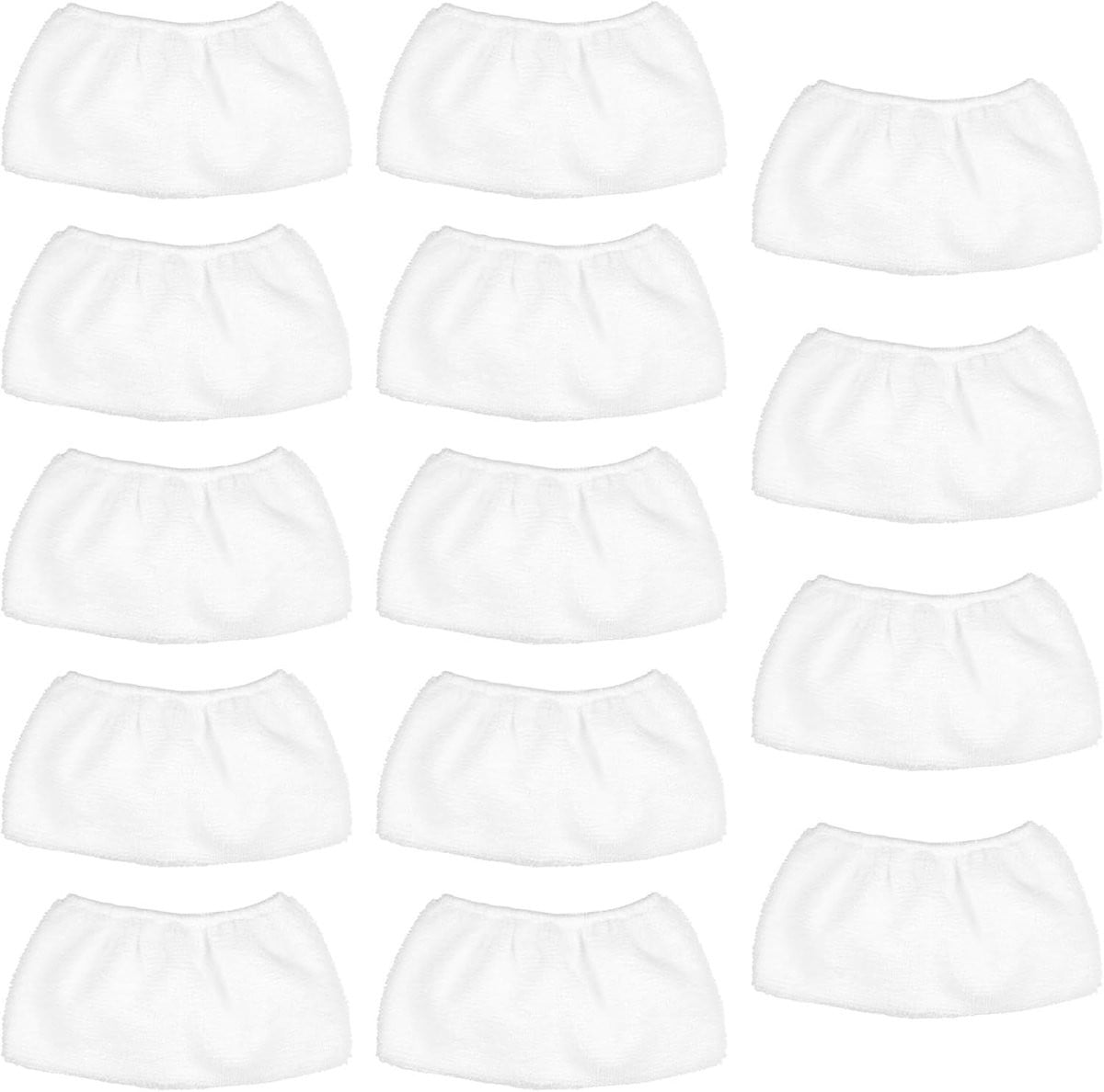 Set van 14 wasbare en herbruikbare microvezel reservedoeken voor handstoomreinigers