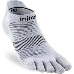 Injinji Unisex Run Original Weight No-Show Zehensocken - 37-40 - gray