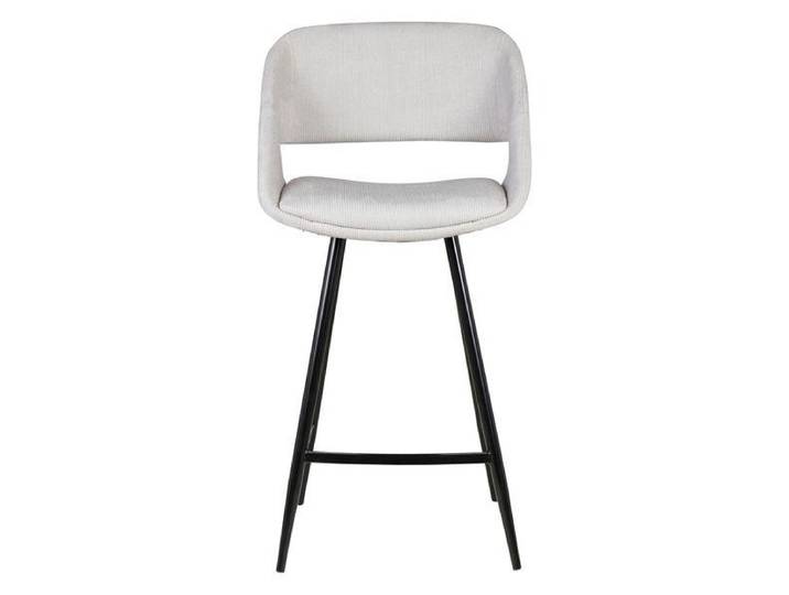 Chaise snack velours côtelé écru