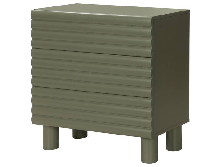 Commode LUOBA 80 x 80 x 42cm Vert/Vert olive