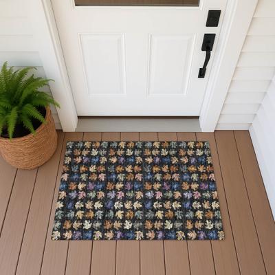 Addison Rugs Machine Washable Indoor/ Outdoor Modern Frogs Chantille Rug