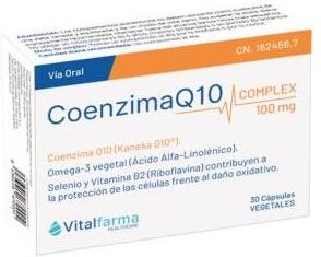 Vitalfarma Coenzyme Q10 Complex 100 mg 30 Capsules