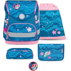 Belmil Belmil Compact ergonomisches Schulranzen-Set 5-teilig "Mermaid" Koffer24