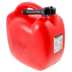 Carmotion Benzinkanister Reservekanister Kraftstoffkanister Kunststoff Oval Rot ...