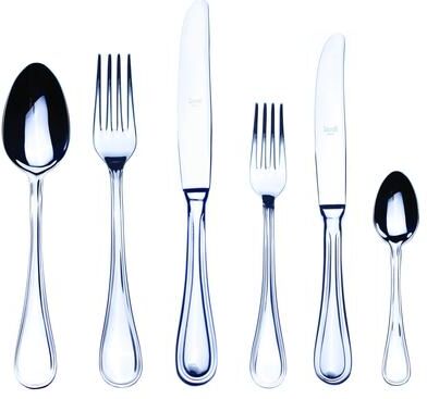 Mepra Boheme Flatware Set - 36 Pieces - Stainless Steel