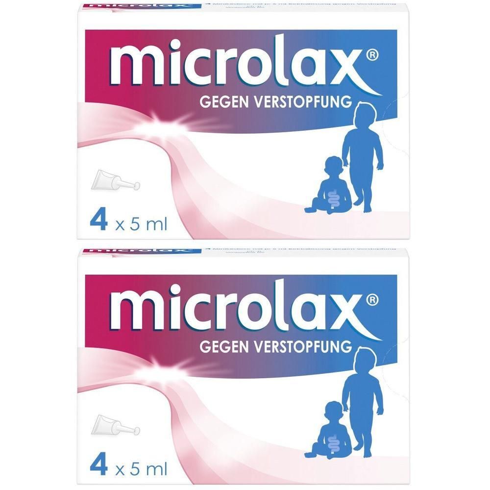 Microlax Rektallösung Klistiere m.kurzem Tubenhals 2x 2x4 St