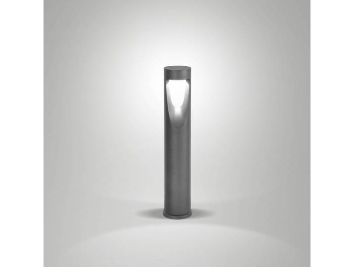 Fabas Luce LED Wegeleuchte Teo, schwarz, Aluminium, Modern