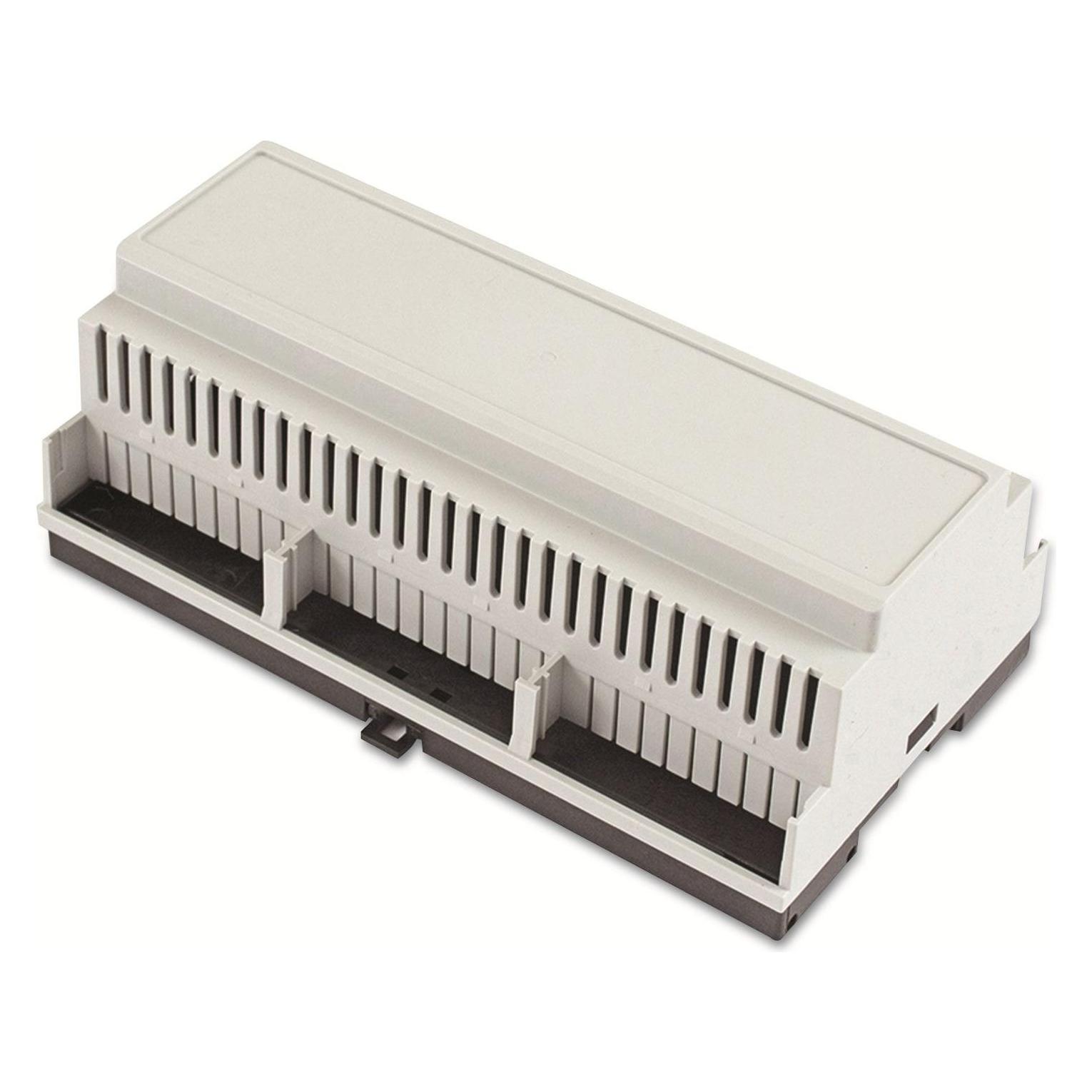 Hammond 9 Modul-DIN-Schienen montiertes Gehäuse (Gehäuse) (1597DIN9GY)