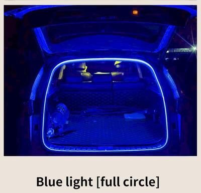 Uplifted Finds Car Trunk Ambient LED Strip Light Automatic Sensing 4 M Blue