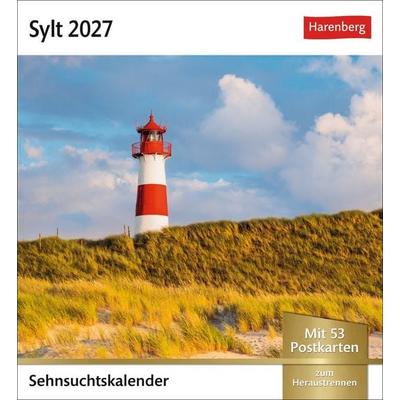 Sylt Sehnsuchtskalender 2027 - Wochenkalender mit 53 Postkarten