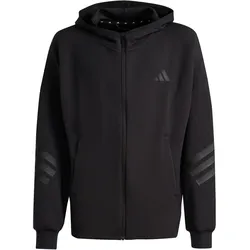 adidas Future Icons 3-Streifen Sweatjacke Kinder KS2577 - black/black 164