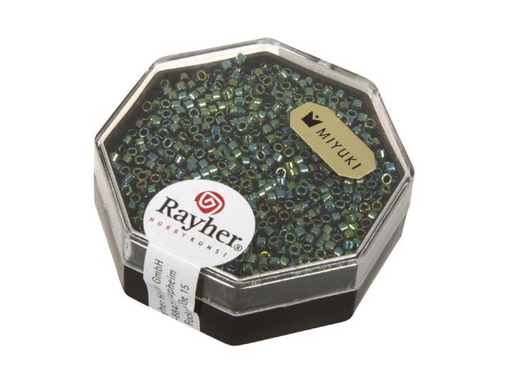 Rayher Delica Rocailles Metallic Smaragd ⌀ 1.6 mm