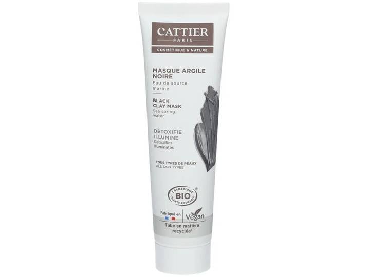 Cattier Masque Visage Détoxifiant Argile Noire 100 ml