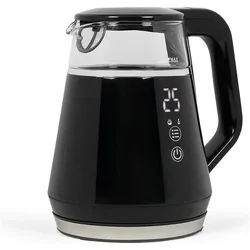 Livoo Digitaler Wasserkocher mit variabler Temperatur 1 L, Wasserkocher, Schwarz