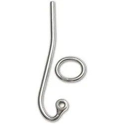 Sliphaken mit Ring, A4, 5x132mm