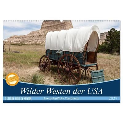 Wilder Westen USA (Wandkalender 2027 DIN A2 quer), CALVENDO Monatskalender