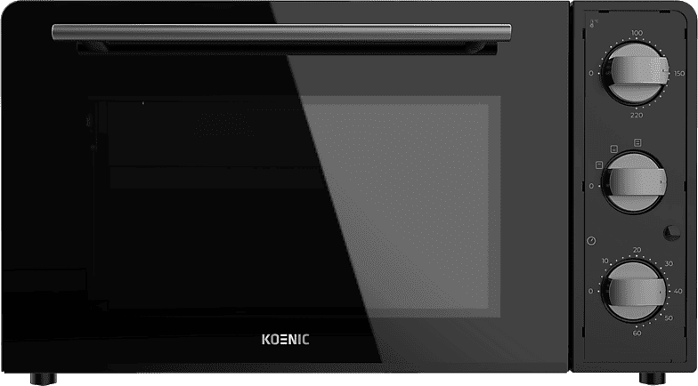 REACONDICIONADO Seminuevo Muy bueno Mini horno - KOENIC EU01_103591, 1500 W, 28l, Temporizador, Negro
