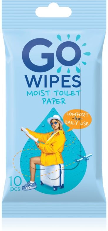GoWipes Comfort papier toilette humide 10 pcs