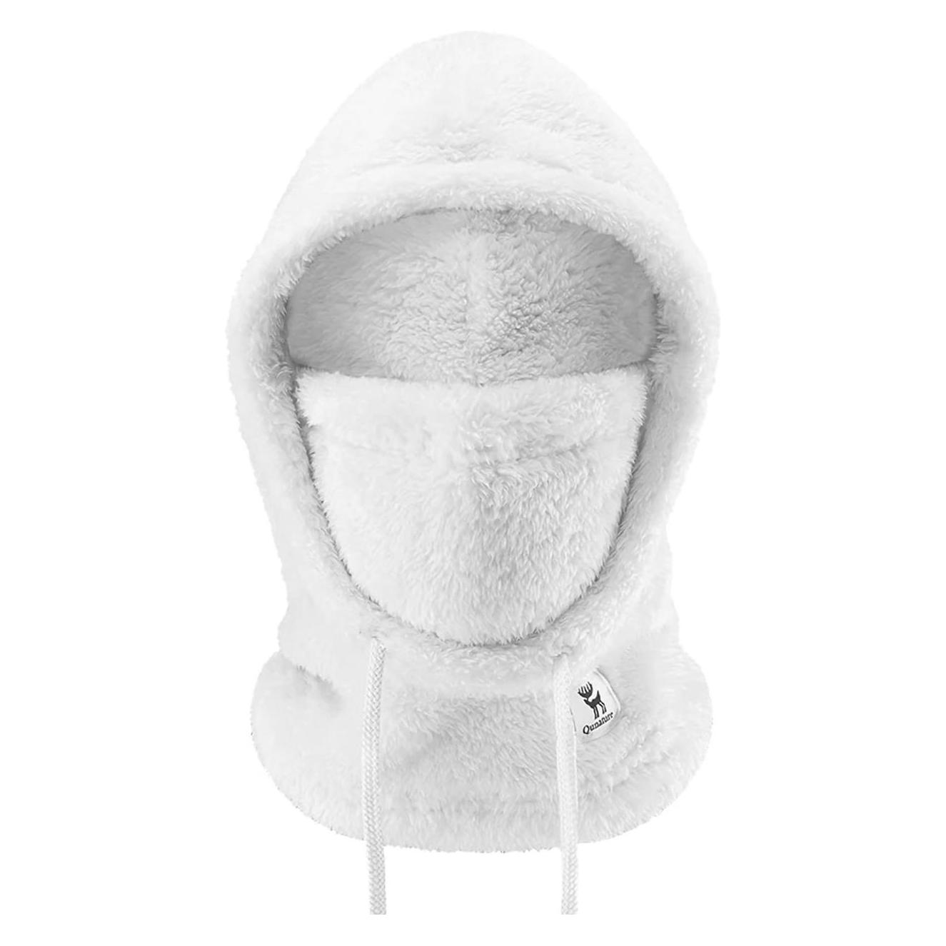 Qunature Arctic Velvet Ski Balaclava Size L - White (13230021019)