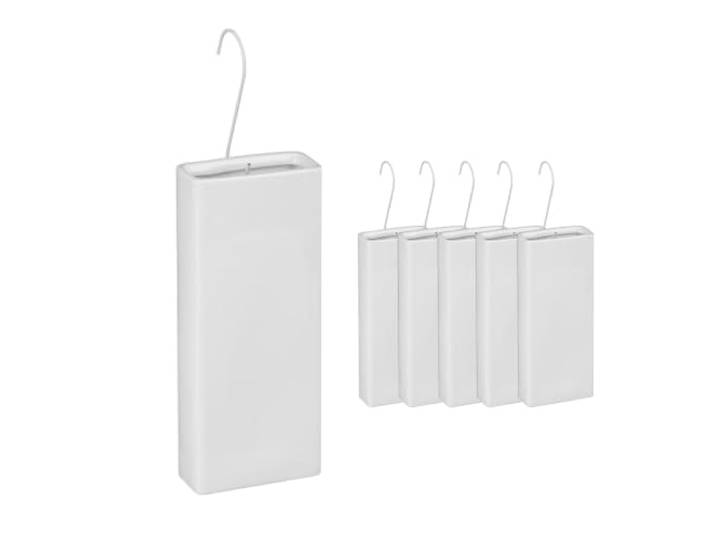 Humidificateurs Relaxdays pour radiateurs\, lot de 6\, en céramique\, humidificateurs d'air\, blancs.