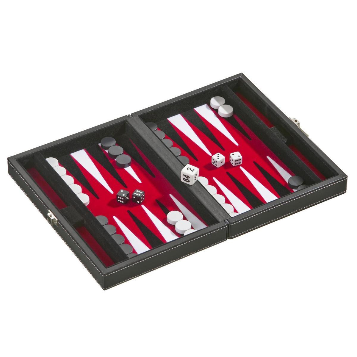 Philos Backgammon-koffer Tinos magnetisch roterend