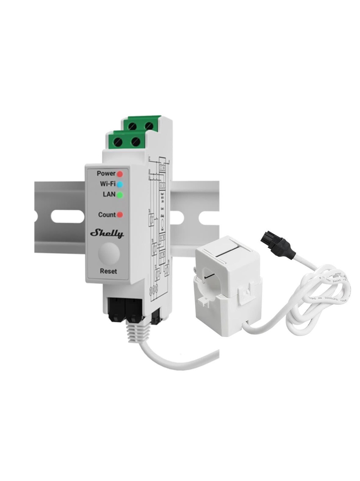 Shelly Pro 3EM 120A V2 - WiFI 3-Phasen-Energiezähler
