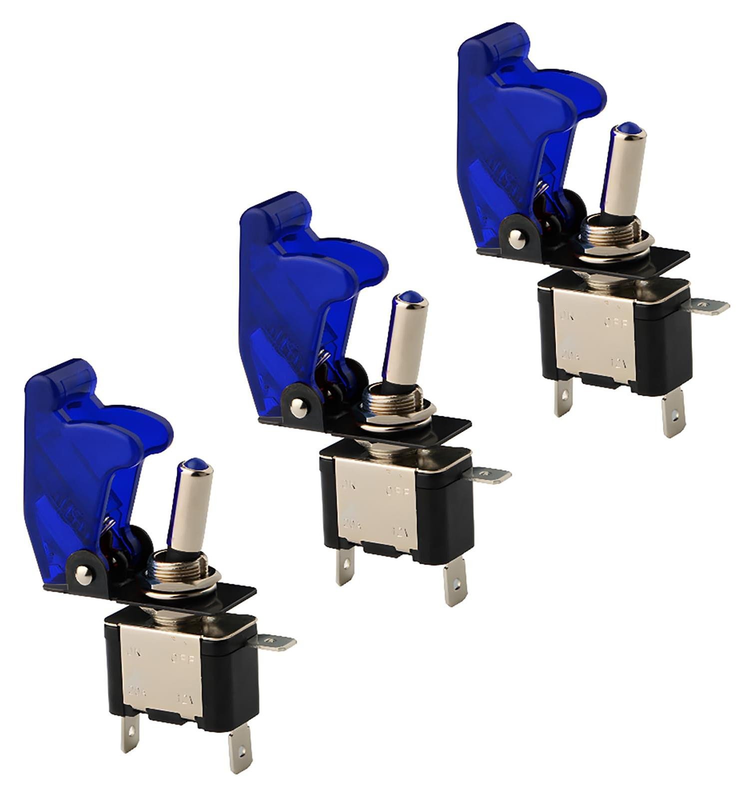 Dripio Schakelaar 12V/20A SPST aan/uit rood set van 3