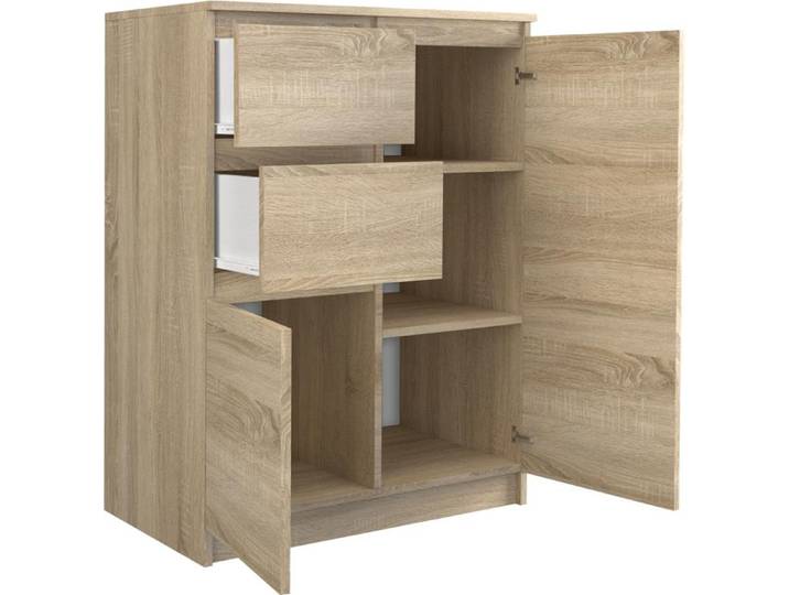 Kommode modern 2 Türen 2 Schubladen funktionales Design