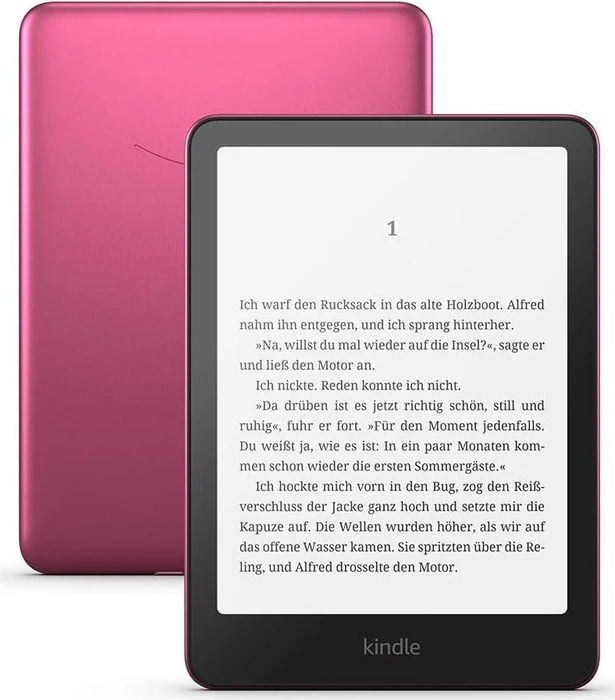 Amazon Kindle Paperwhite 2024 32 GB Signature Edition (ohne Werbung) Metallic Raspberry