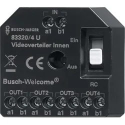Busch-Jaeger Aktiv Videoverteiler innen Unterputz 83320/4 U