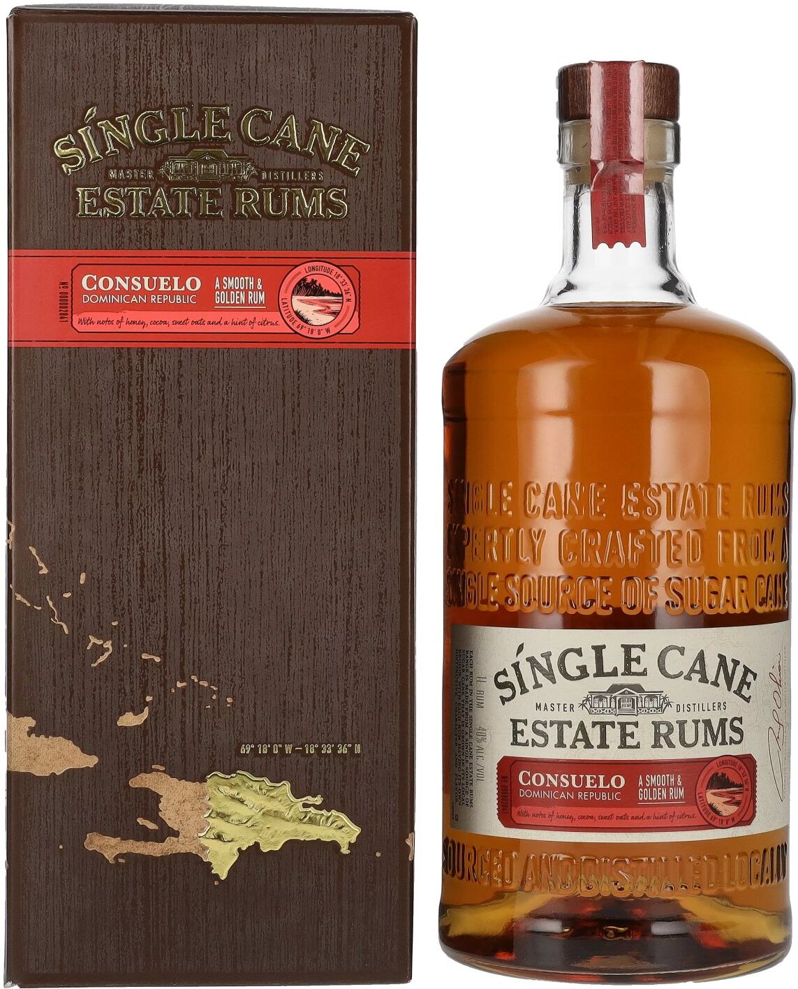 Síngle Cane Single Cane Estate Rums CONSUELO 40% Vol. 1l in Geschenkbox