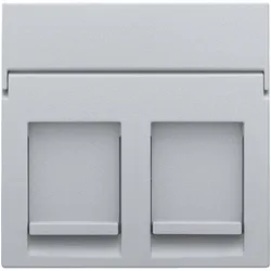 Niko Züblin 121-65200 Abdeckung für Datenanschluss, sterling coated 12165200