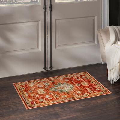 Nourison Antique Bloom Classic Vintage Fringed Indoor Rug