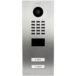 DoorBird D2102V IP-Video-Türsprechanlage LAN Außeneinheit Edelstahl V2A (gebürstet) 423870666