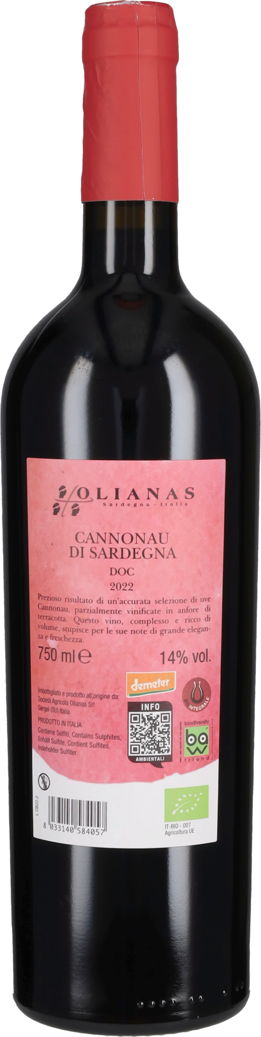 Olianas - Le Anfore Cannonau Olianas 2024