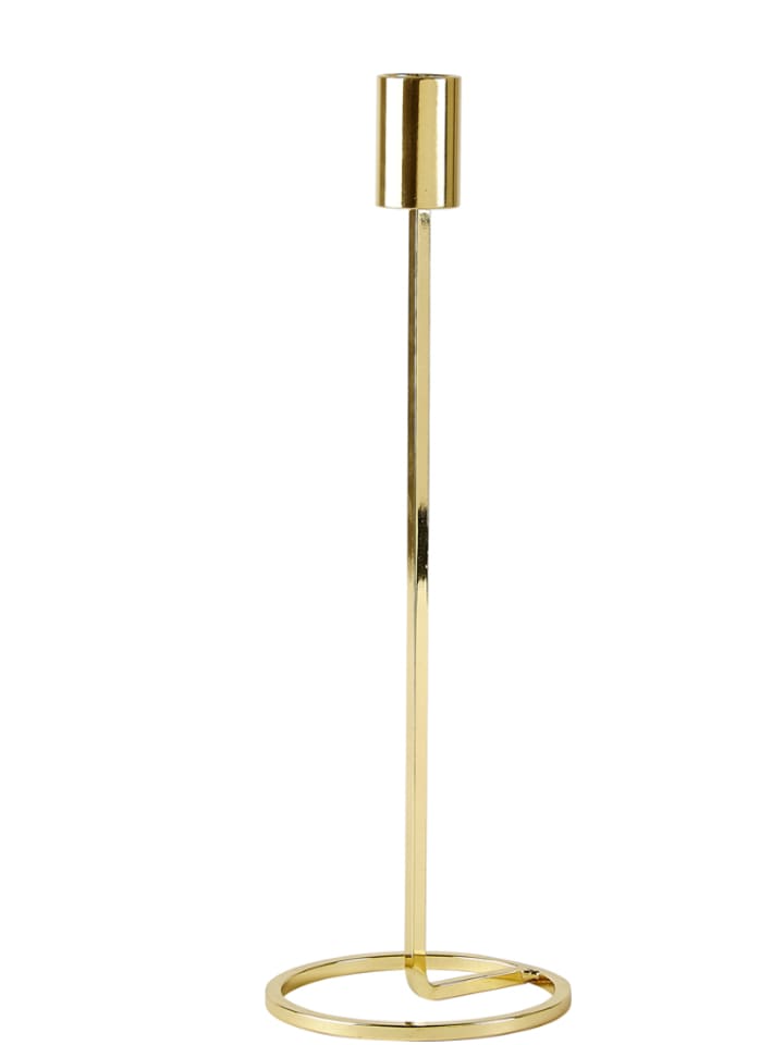 Villa Collection Kerzenständer in Gold - (H)25,5 x Ø 9,5 cm - onesize