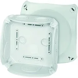 Abzweigkasten IP66 6mm2 130x130x77mm gr Kst Wand/Decke halogenfrei