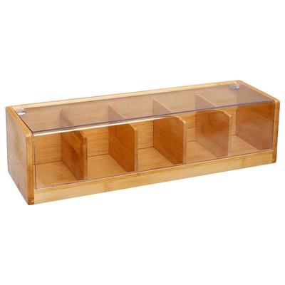 FIVE - Teebox mit 5 Fächern, 36x11x9,5cm