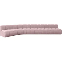 ECKSOFA modulares Sofa Montra-L3 - 472x174x70 cm Rosa
